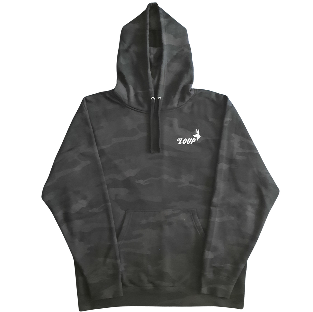 BLACK CAMO HOODIE