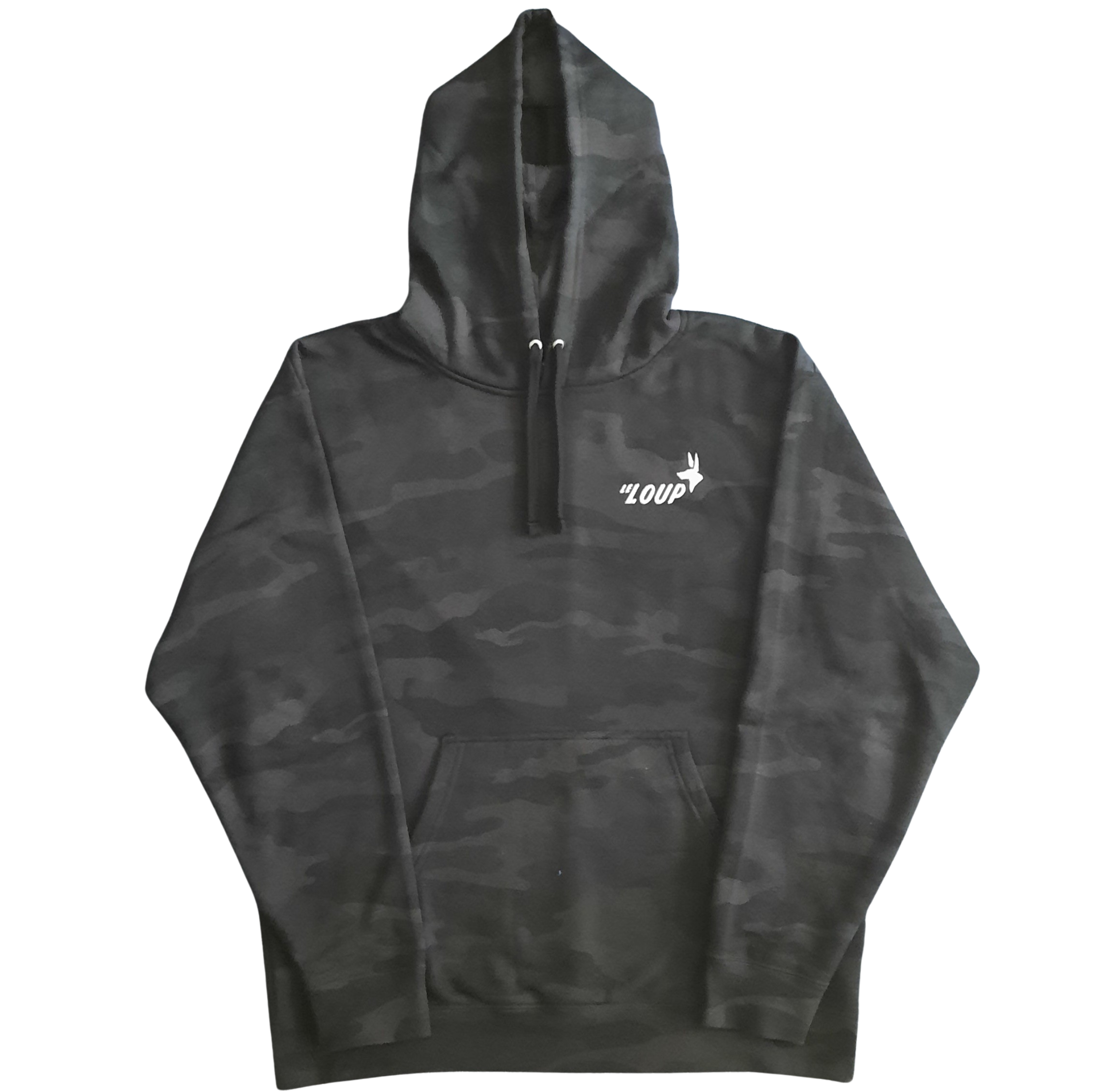 BLACK CAMO HOODIE